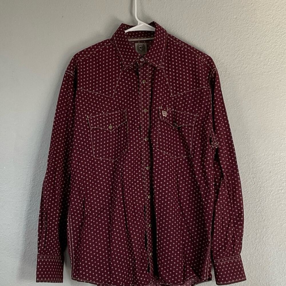 Men’s size small cinch western button-down Shirt